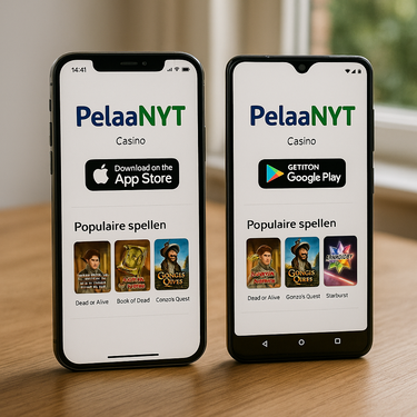 PelaaNYT Casino - Mobiele Apps - iOS en Android