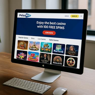 PelaaNYT Casino - Desktop Platform Design - Overzichtelijk Interface